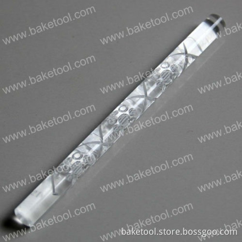 Plastic Flower Pattern Rolling Pin